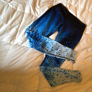 Ombré patterned leggings